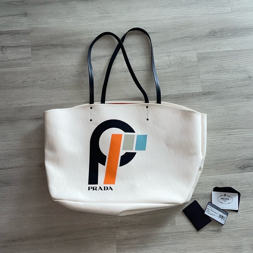 Prada tote worn once with tags